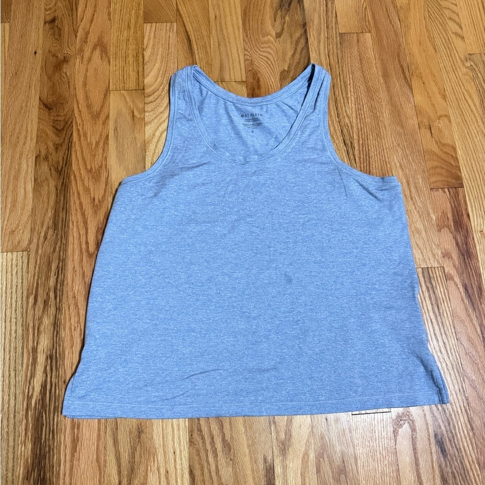 Athleta Uptempo tank in blue size medium, athletic wear top